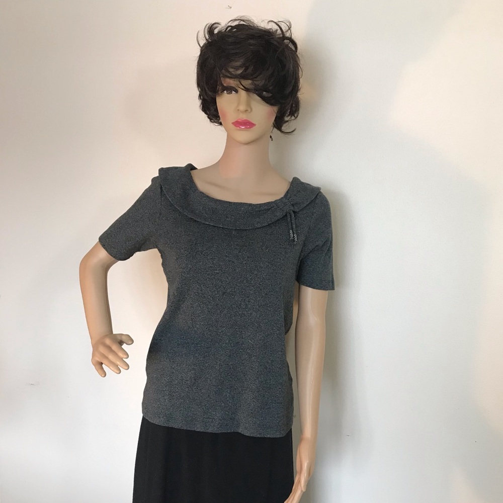 Rafaella Gray Dress Shirt Size Medium